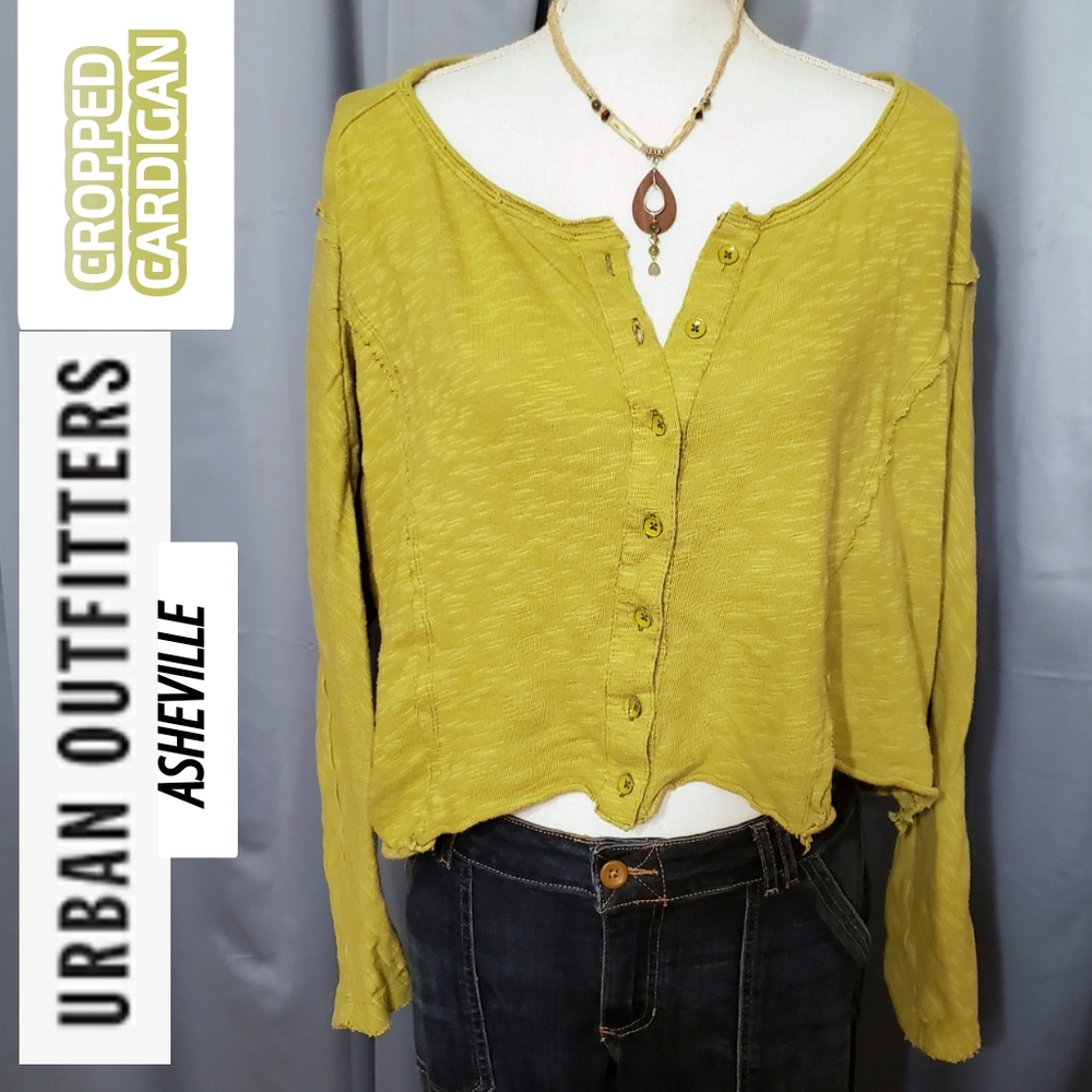 Urban Outfitters Oversized Cropped Cardigan
